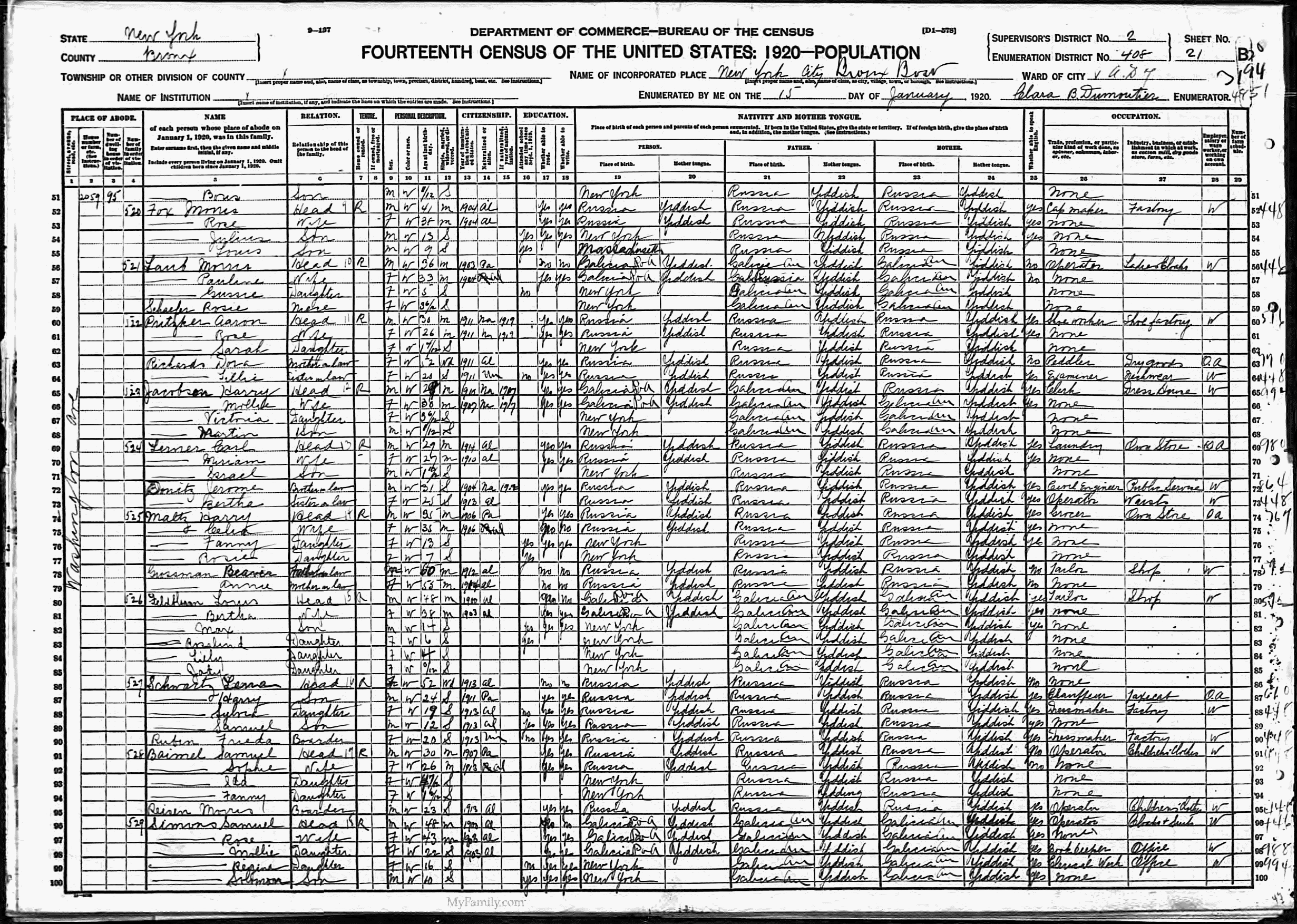 1920 Census